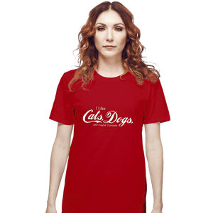 Shirts T-Shirts, Unisex / Small / Red I Like Cats, Dogs, And Maybe 3 People