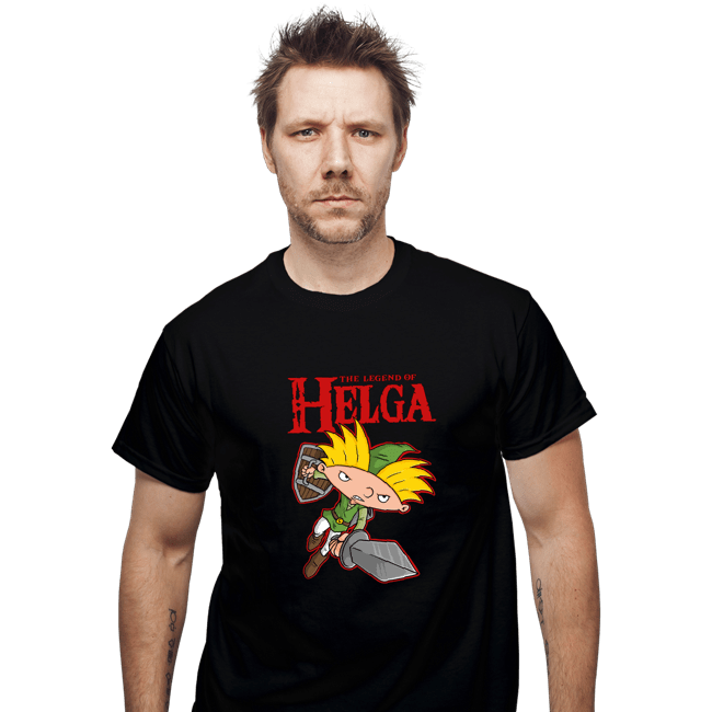 Daily_Deal_Shirts T-Shirts, Unisex / Small / Black The Legend Of Helga