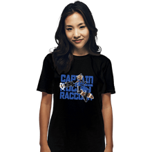 Load image into Gallery viewer, Secret_Shirts T-Shirts, Unisex / Small / Black Captain Rocket Raccoon
