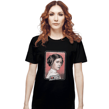 Shirts T-Shirts, Unisex / Small / Black I Love You