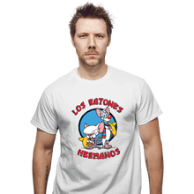 Load image into Gallery viewer, Daily_Deal_Shirts T-Shirts, Unisex / Small / White Los Ratones Hermanos
