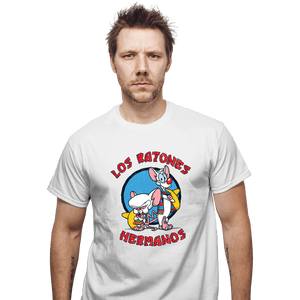 Daily_Deal_Shirts T-Shirts, Unisex / Small / White Los Ratones Hermanos