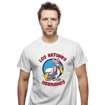 Daily_Deal_Shirts T-Shirts, Unisex / Small / White Los Ratones Hermanos