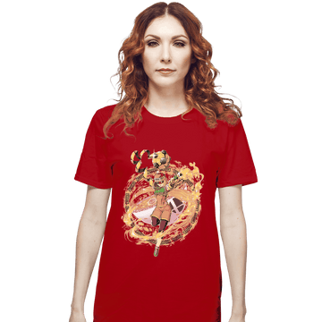 Shirts T-Shirts, Unisex / Small / Red Ramen Fighter