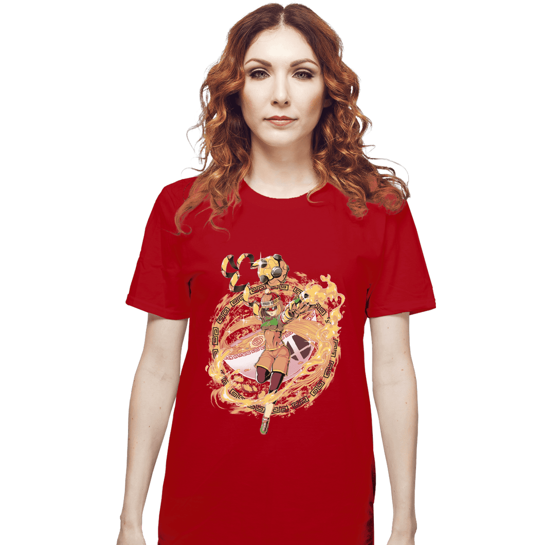 Shirts T-Shirts, Unisex / Small / Red Ramen Fighter