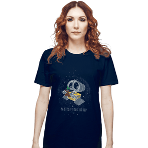 Shirts T-Shirts, Unisex / Small / Navy Protect Your World