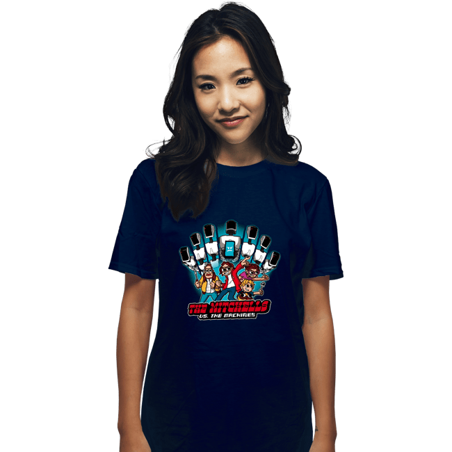 Daily_Deal_Shirts T-Shirts, Unisex / Small / Navy Family VS Machines