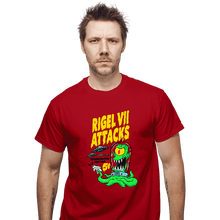 Load image into Gallery viewer, Shirts T-Shirts, Unisex / Small / Red Rigel 7 Attacks
