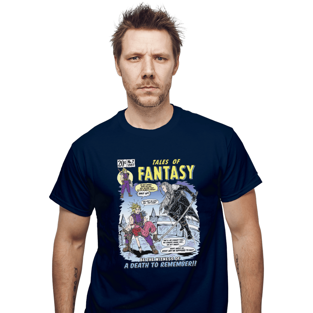 Shirts T-Shirts, Unisex / Small / Navy Tales Of Fantasy 7