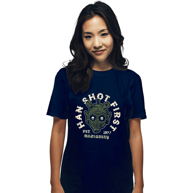 Daily_Deal_Shirts T-Shirts, Unisex / Small / Navy Han Sho7 Firs7