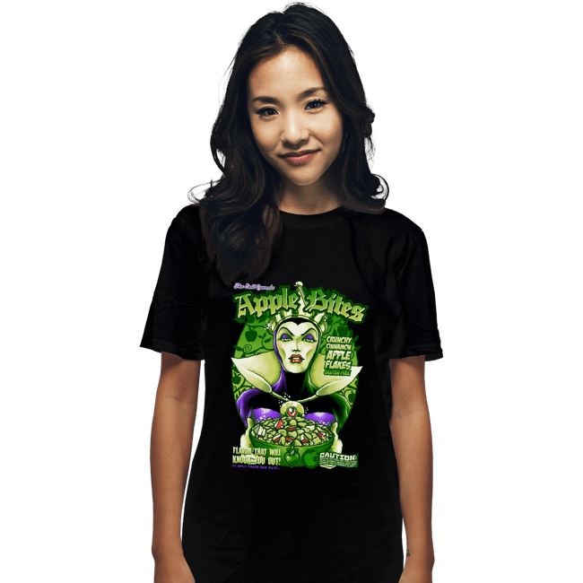 Shirts T-Shirts, Unisex / Small / Black Queen Grimhilde Cereal