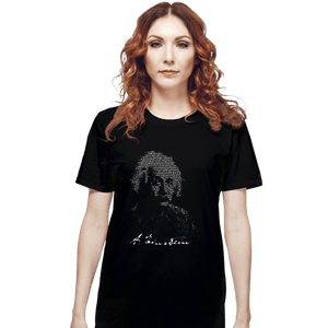 Shirts T-Shirts, Unisex / Small / Black Einstein