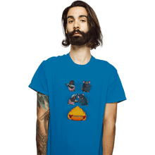 Load image into Gallery viewer, Secret_Shirts T-Shirts, Unisex / Small / Sapphire Hot Dog Fusion
