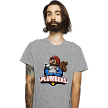 Load image into Gallery viewer, Daily_Deal_Shirts T-Shirts, Unisex / Small / Sports Grey Go Plumbers
