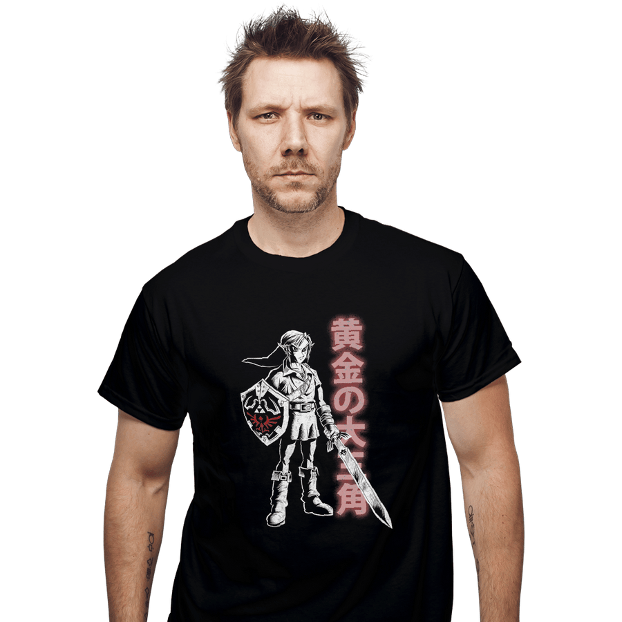 Shirts T-Shirts, Unisex / Small / Black Link, Hero of Time