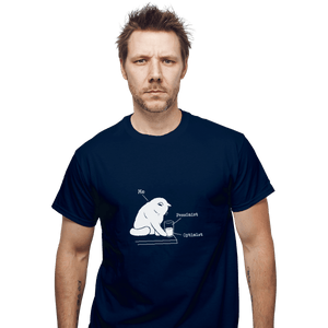 Shirts T-Shirts, Unisex / Small / Navy Glass Graphic