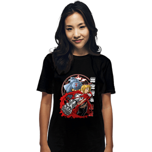 Secret_Shirts T-Shirts, Unisex / Small / Black Fullmetal Brotherhood