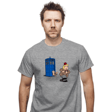 Load image into Gallery viewer, Shirts T-Shirts, Unisex / Small / Sports Grey The Tardis Monkey
