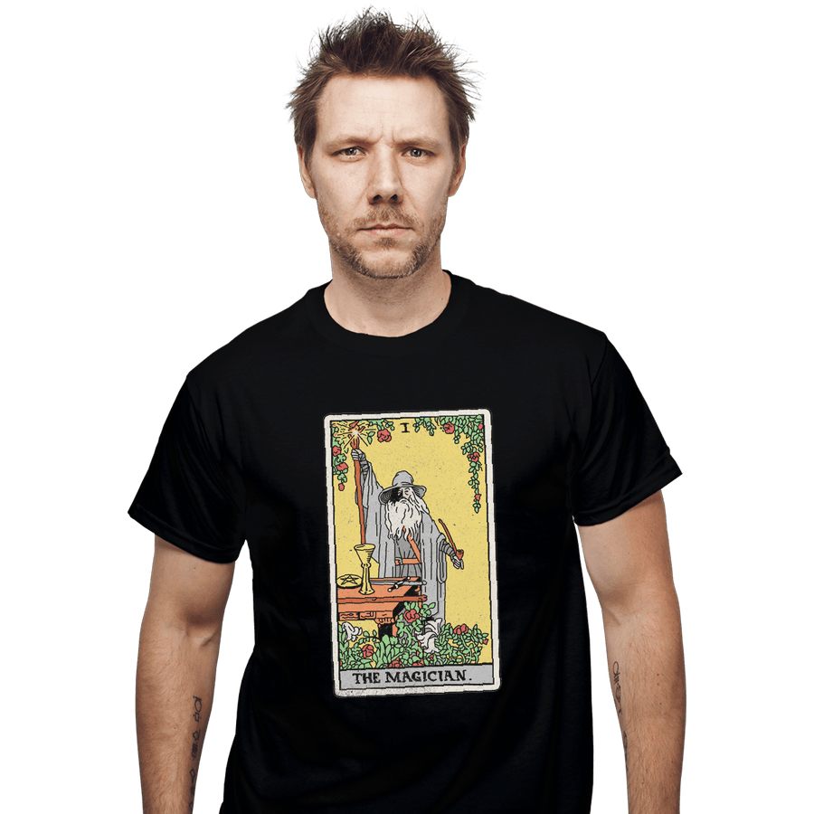 Shirts T-Shirts, Unisex / Small / Black The Magician