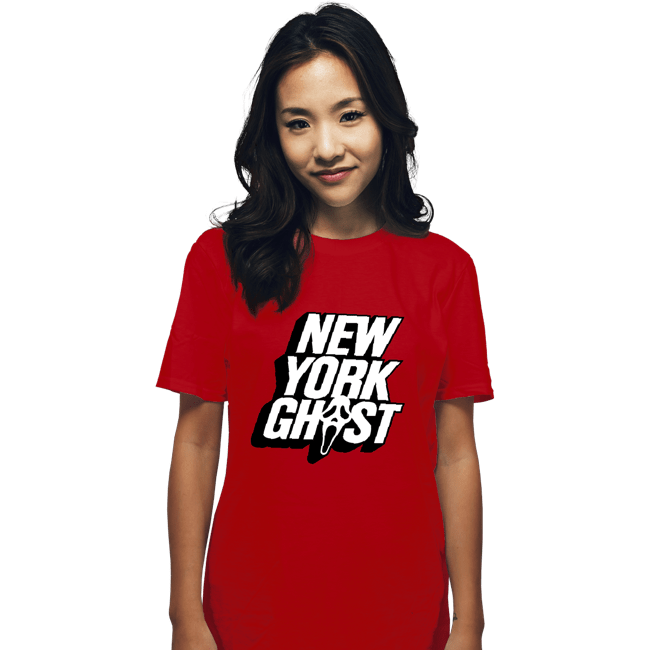 Daily_Deal_Shirts T-Shirts, Unisex / Small / Red New York Ghost