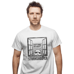 Shirts T-Shirts, Unisex / Small / White Storm Snooper