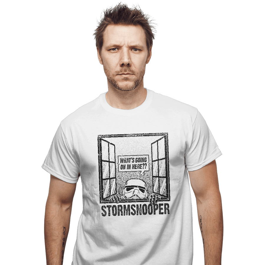 Shirts T-Shirts, Unisex / Small / White Storm Snooper