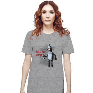 Shirts T-Shirts, Unisex / Small / Sports Grey Kill All Humans