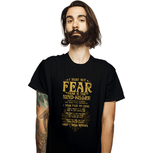 Daily_Deal_Shirts T-Shirts, Unisex / Small / Black Fear Is The Mind-Killer