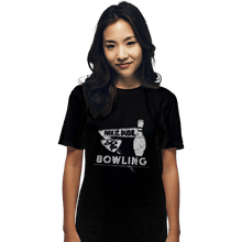 Load image into Gallery viewer, Shirts T-Shirts, Unisex / Small / Black Fuck It Dude, Lets Go Bowling
