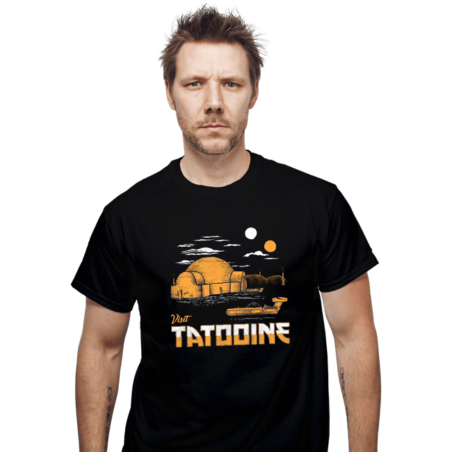 Shirts T-Shirts, Unisex / Small / Black Vintage Visit Tatooine
