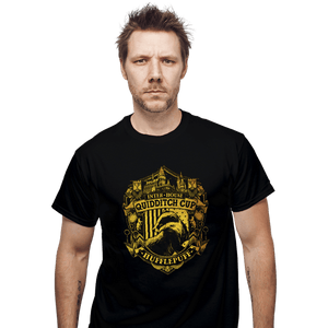 Sold_Out_Shirts T-Shirts, Unisex / Small / Black Team Hufflepuff