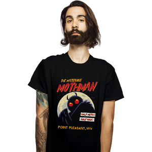 Daily_Deal_Shirts T-Shirts, Unisex / Small / Black Mothman