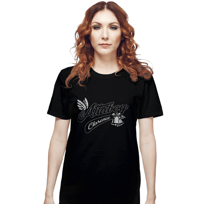 Shirts T-Shirts, Unisex / Small / Black Attaboy Clarence