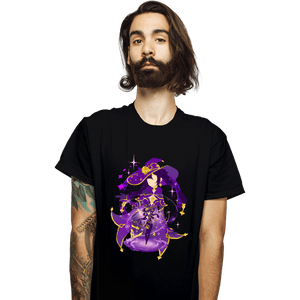 Shirts T-Shirts, Unisex / Small / Black Astral Reflection Mona