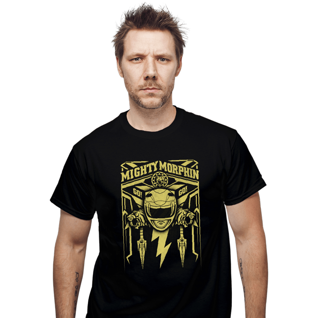 Shirts T-Shirts, Unisex / Small / Black Yellow Ranger
