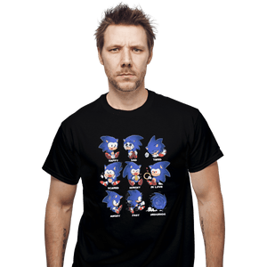 Shirts T-Shirts, Unisex / Small / Black Hedgehog