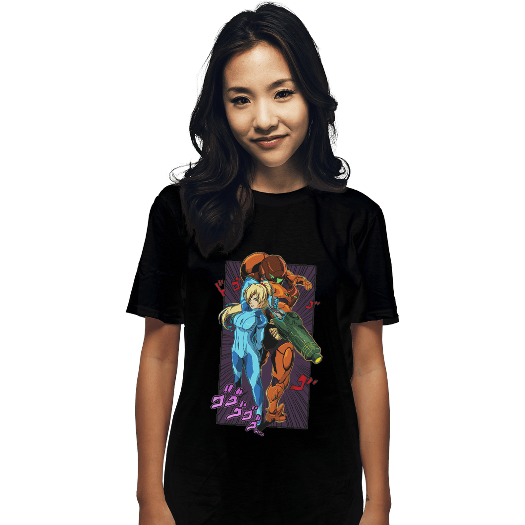 Shirts T-Shirts, Unisex / Small / Black Samus Jojo