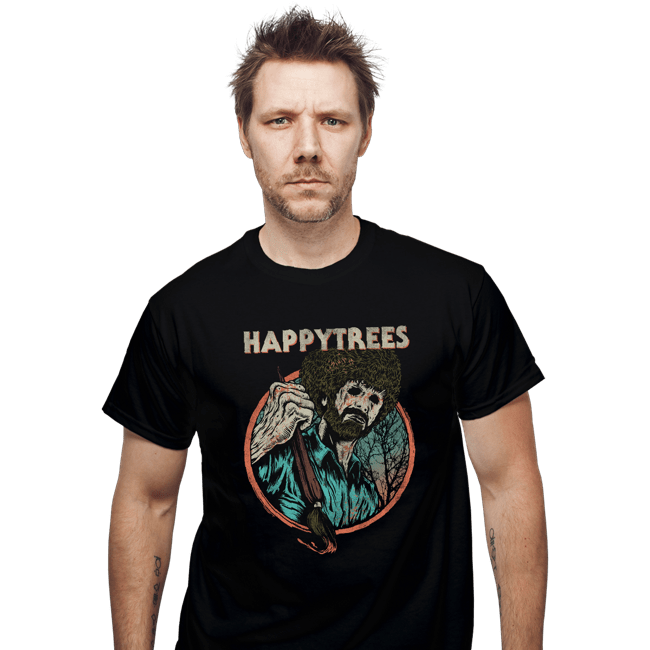 Daily_Deal_Shirts T-Shirts, Unisex / Small / Black Happytrees
