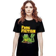 Load image into Gallery viewer, Daily_Deal_Shirts T-Shirts, Unisex / Small / Black Frog Fiction
