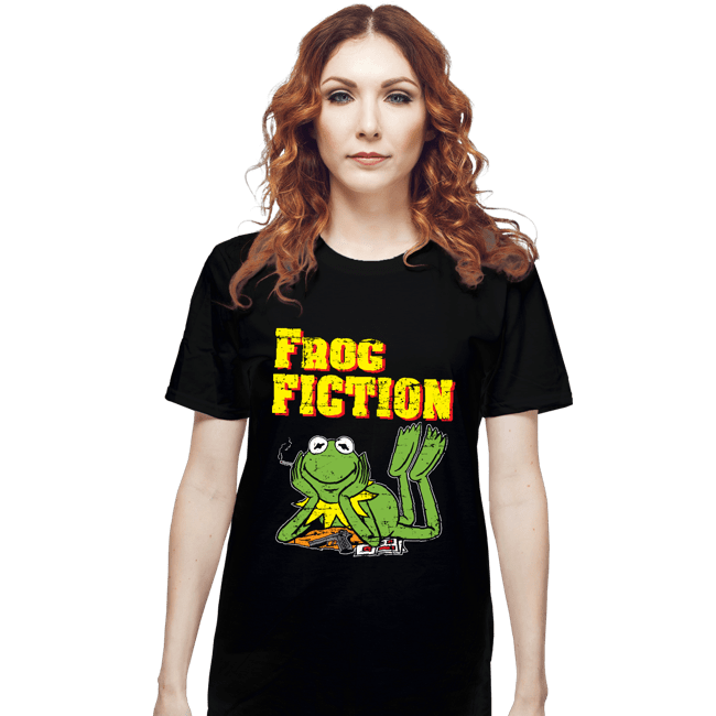 Daily_Deal_Shirts T-Shirts, Unisex / Small / Black Frog Fiction