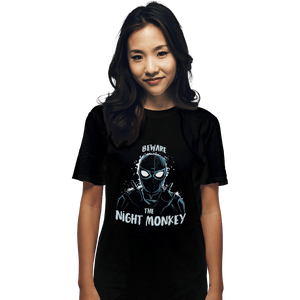 Shirts T-Shirts, Unisex / Small / Black Night Monkey