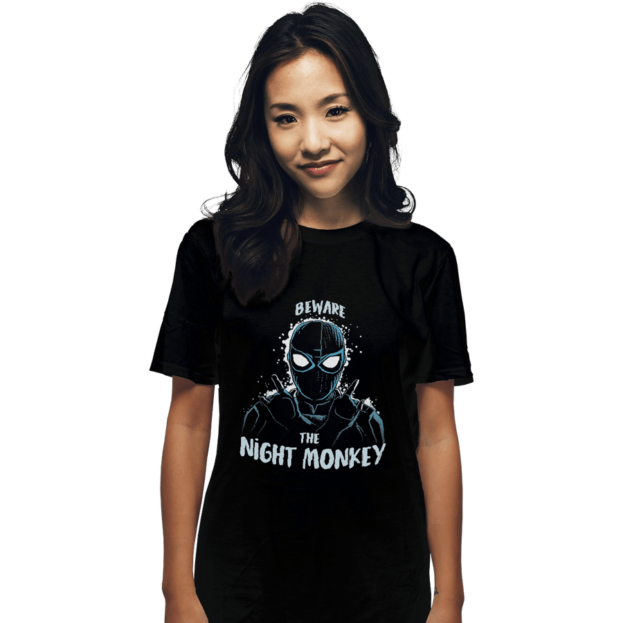 Shirts T-Shirts, Unisex / Small / Black Night Monkey