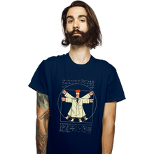 Load image into Gallery viewer, Daily_Deal_Shirts T-Shirts, Unisex / Small / Navy Vitruvian Puppet
