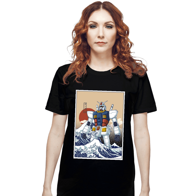 Secret_Shirts T-Shirts, Unisex / Small / Black Kanagawa Gundam