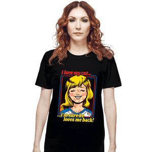 Secret_Shirts T-Shirts, Unisex / Small / Black Love My Cats