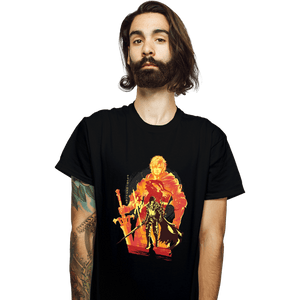 Daily_Deal_Shirts T-Shirts, Unisex / Small / Black Flames Of Fates