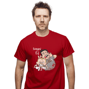 Shirts T-Shirts, Unisex / Small / Red Shaun And Ed