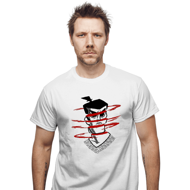 Shirts T-Shirts, Unisex / Small / White Samura Slash