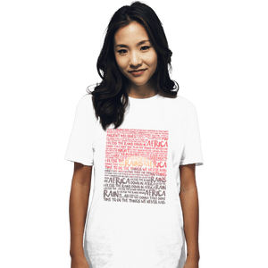 Secret_Shirts T-Shirts, Unisex / Small / White Africa Secret Sale
