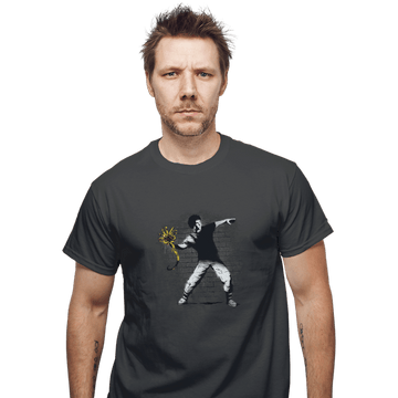Secret_Shirts T-Shirts, Unisex / Small / Charcoal Alien Thrower